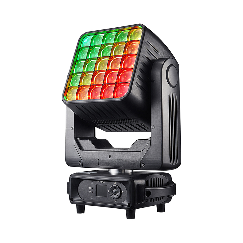 25颗矩阵+频闪染色摇头灯