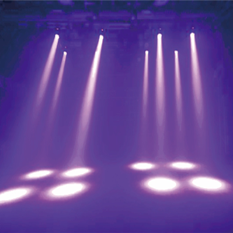 19颗12瓦调焦染色四合一LED摇头灯