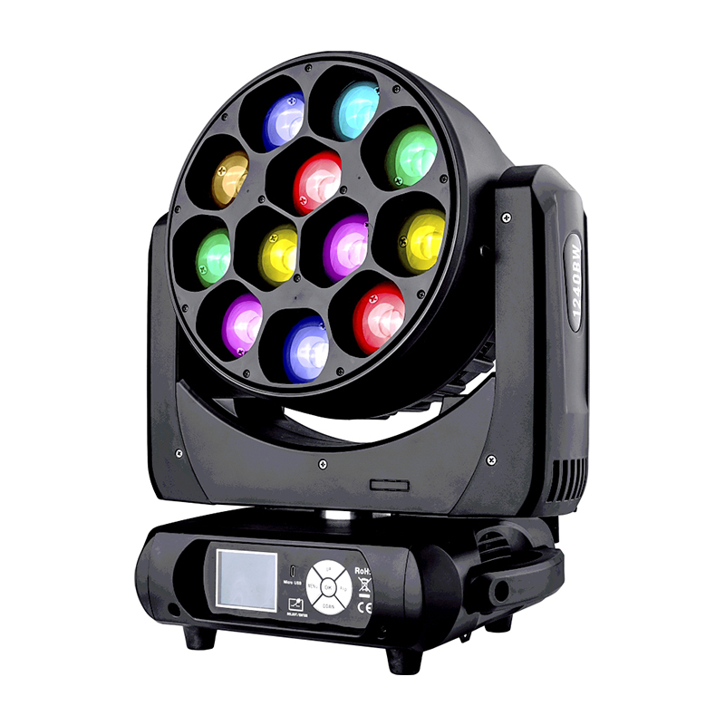 12颗40摇头染色灯